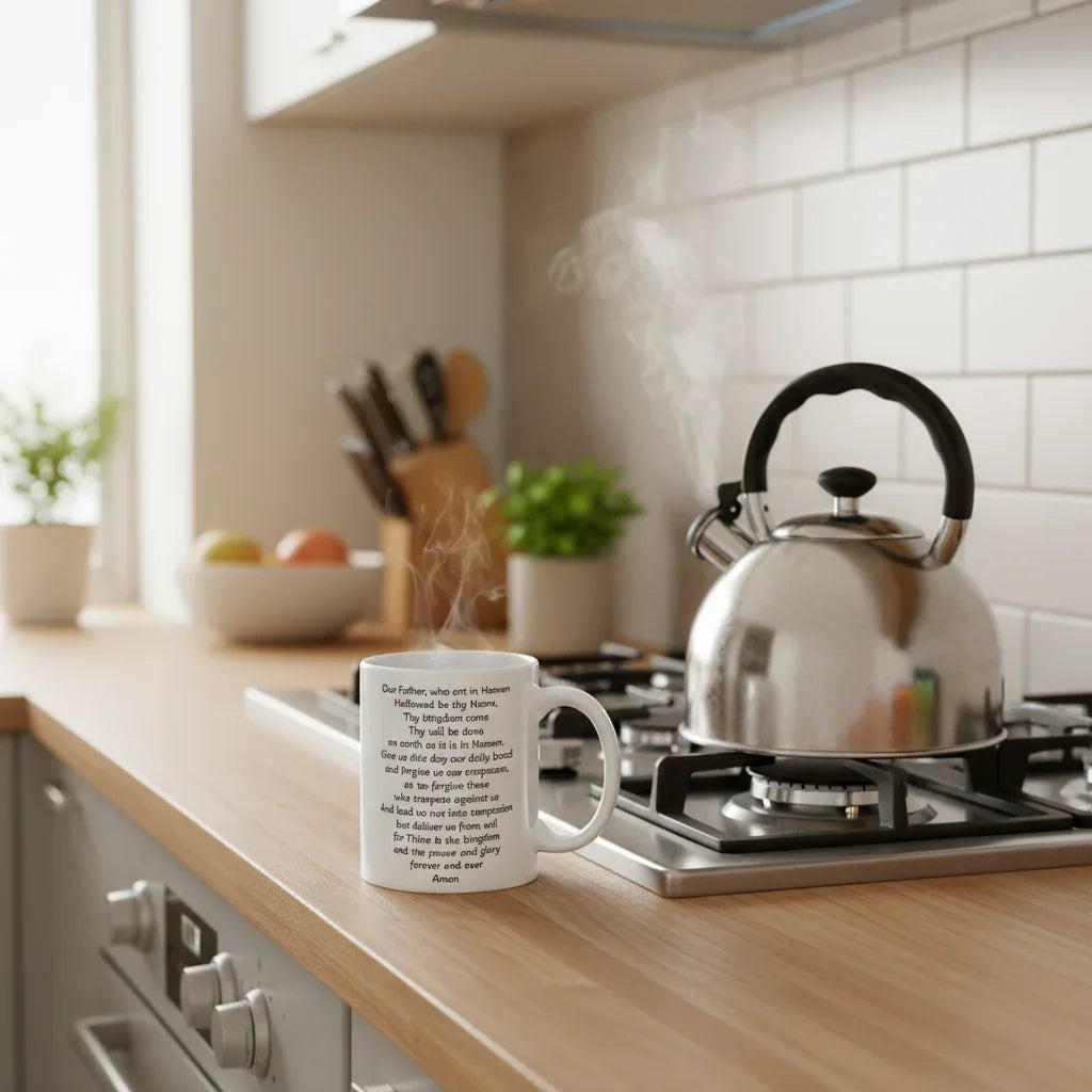 Prayer Mug for Comfort and Reflection White - Looking for Grace