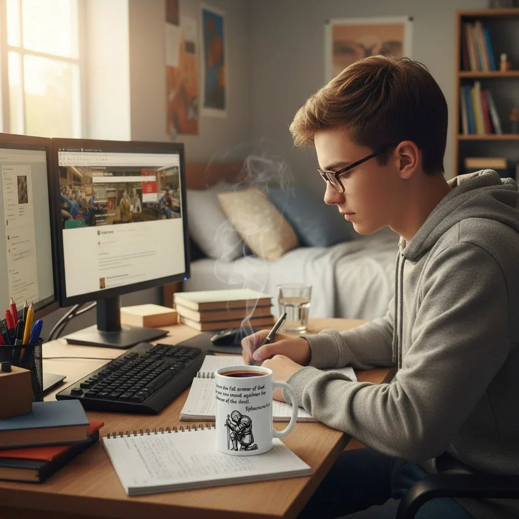 Full Armor of God ceramic mug - Looking for Grace