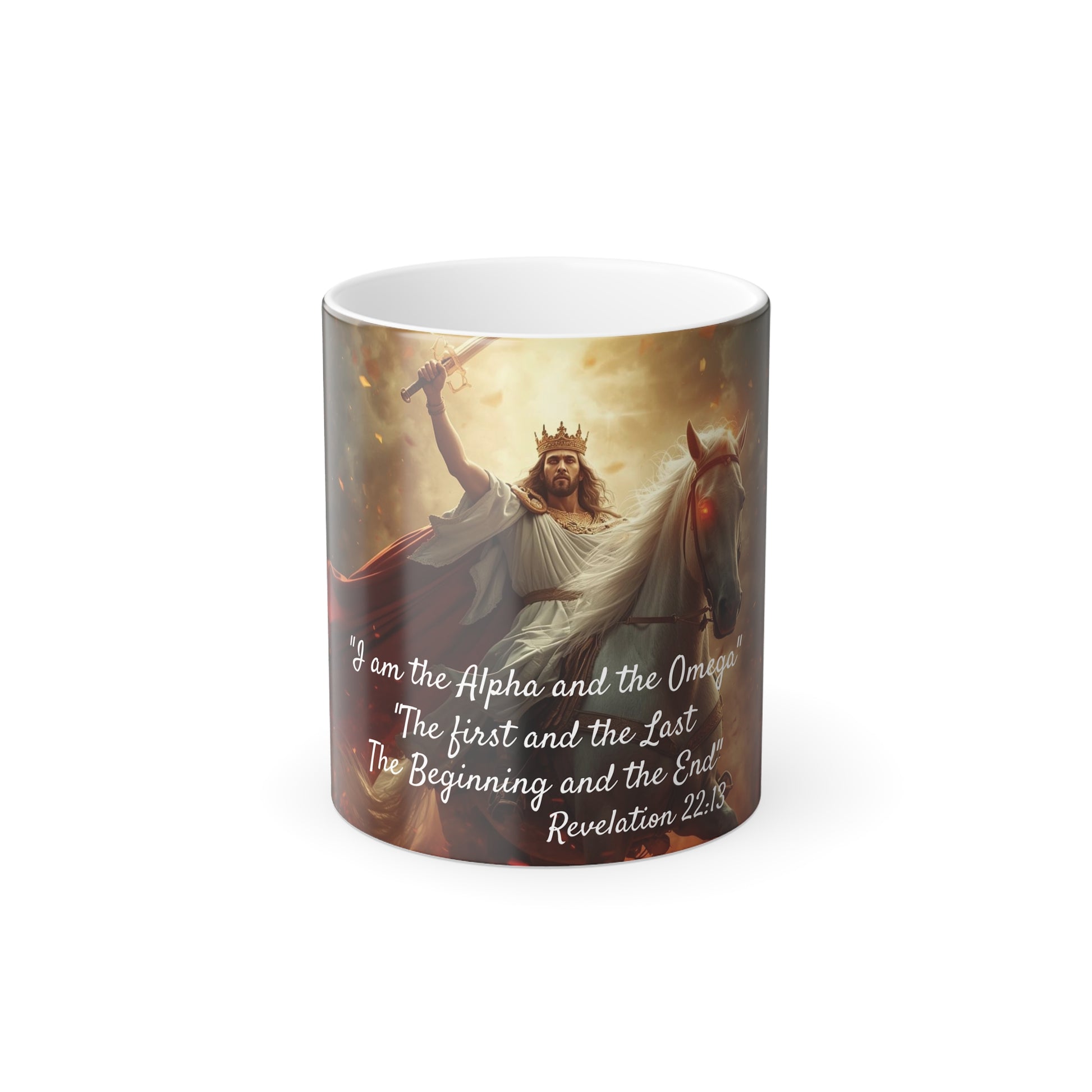 Alpha and Omega Color Morphing Mug, 11oz - Looking for Grace