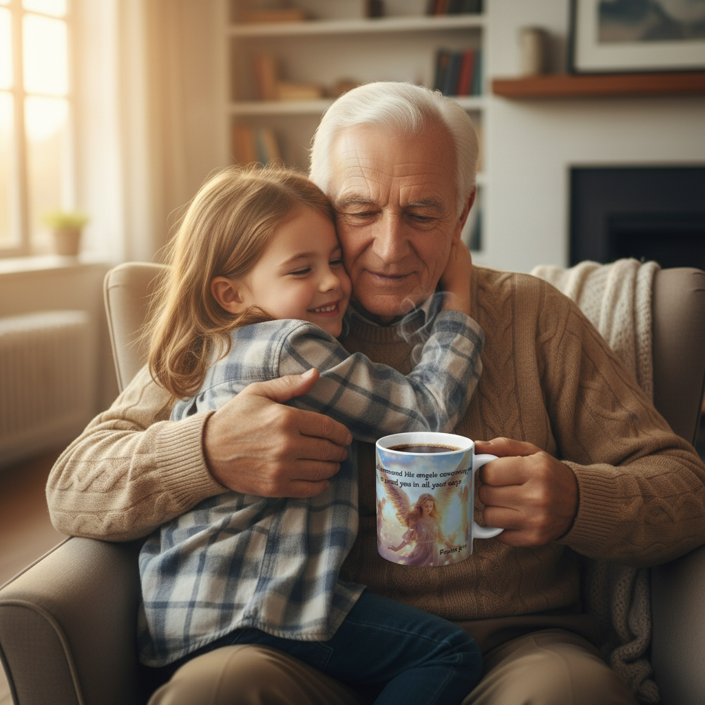 Angelic Guardian Ceramic Mug - Looking for Grace