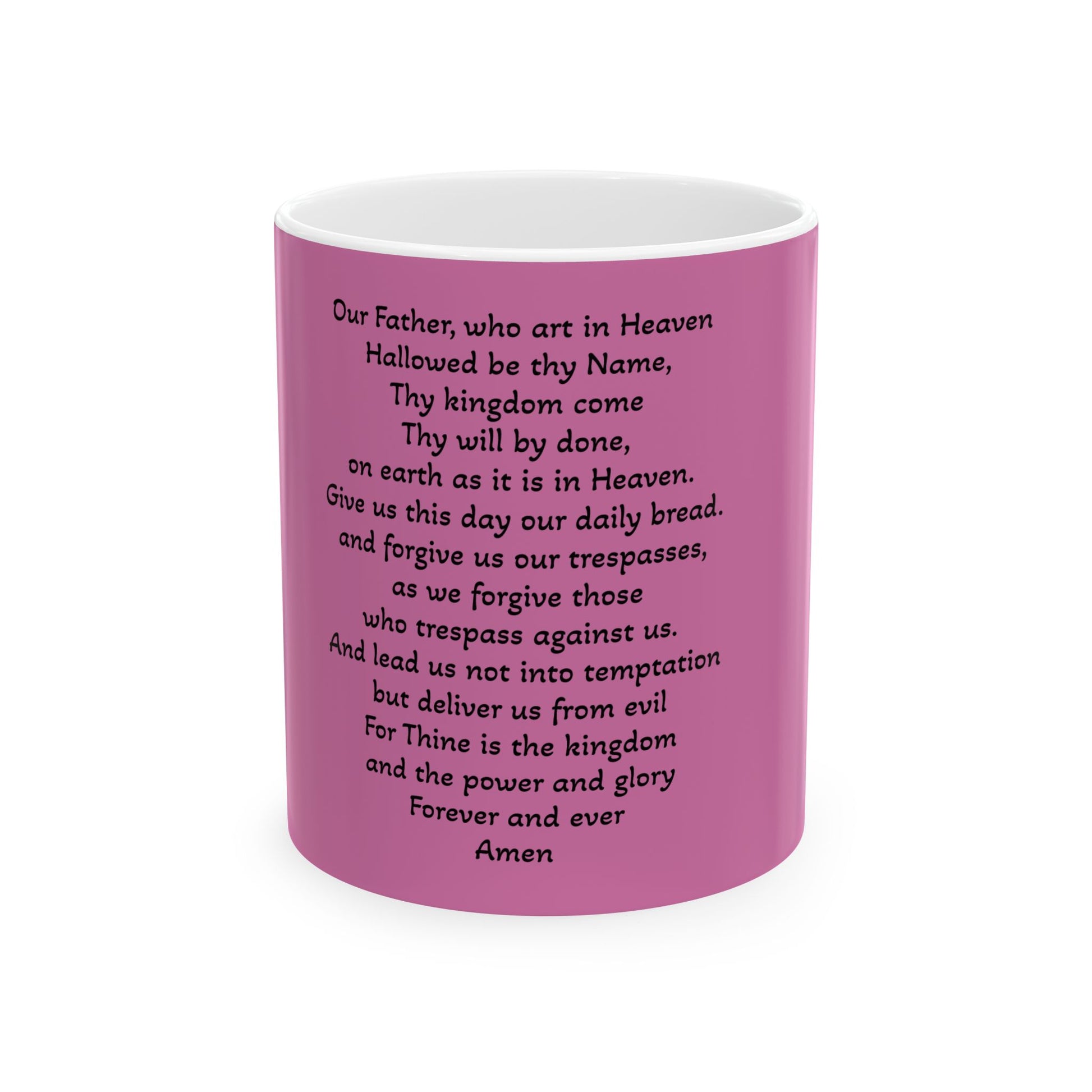 Prayer Mug for Comfort and Reflection  Pink - Looking for Grace