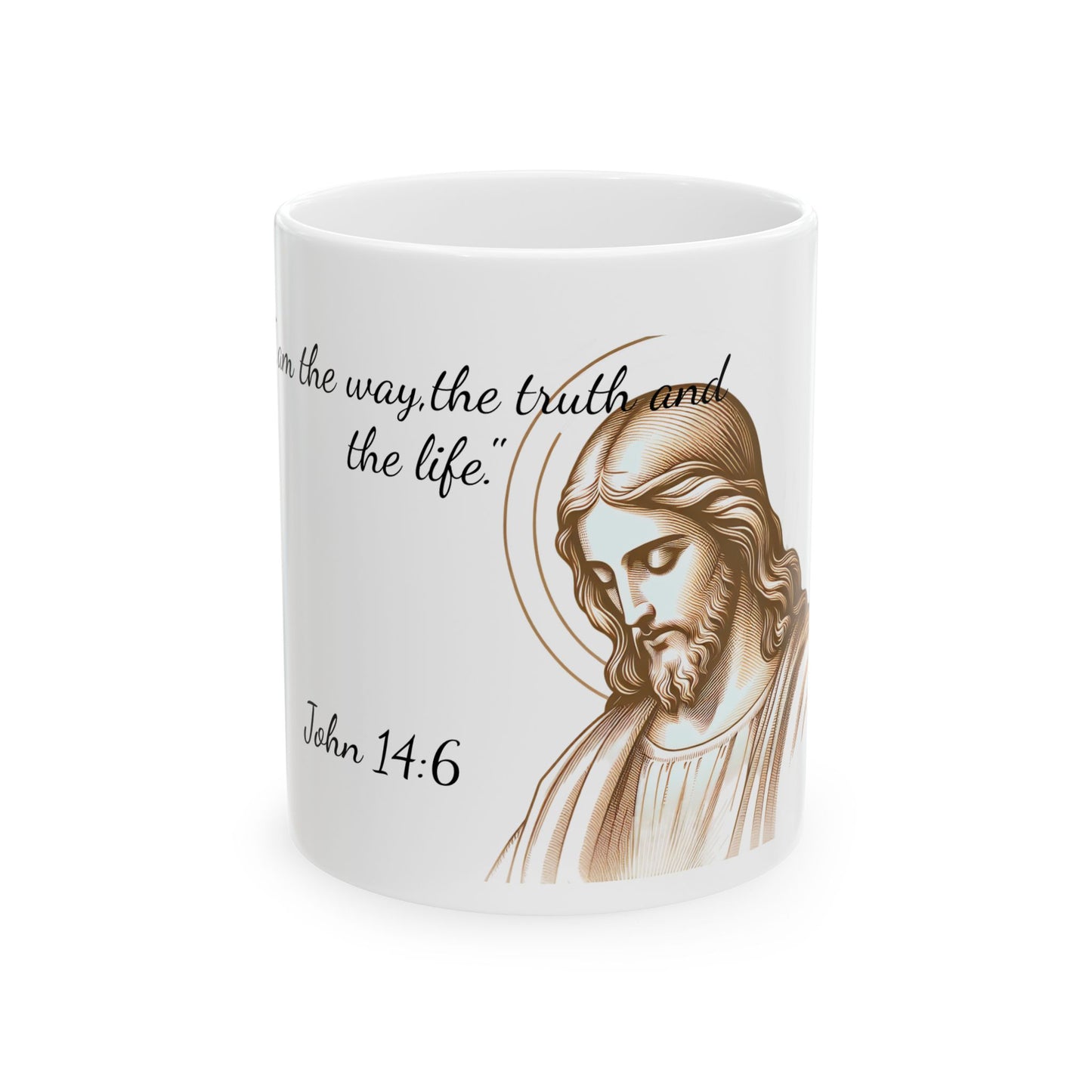 Faith Inspired  Ceramic Mug -John 14:6 - Looking for Grace