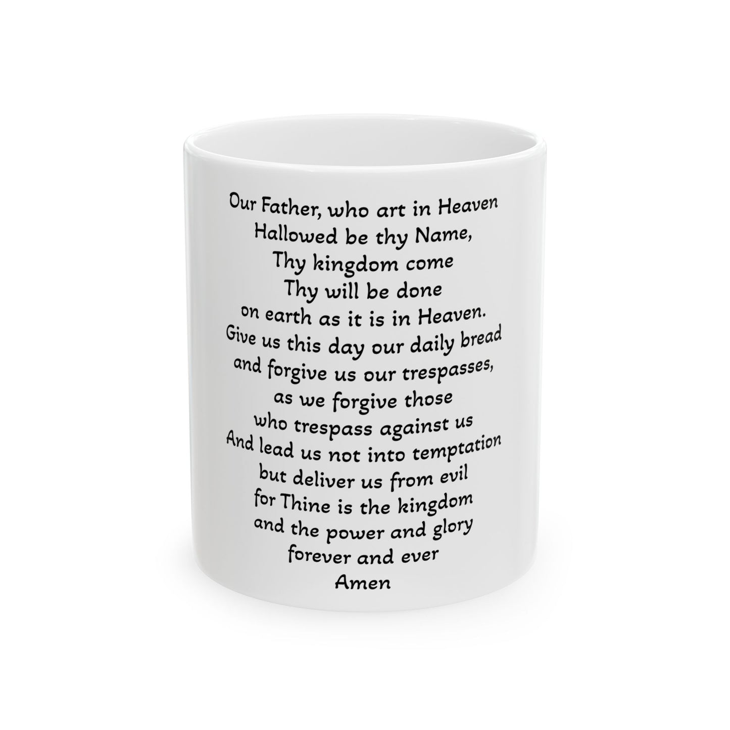 Prayer Mug for Comfort and Reflection White - Looking for Grace
