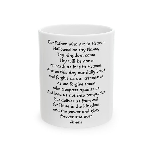 Prayer Mug for Comfort and Reflection White - Looking for Grace