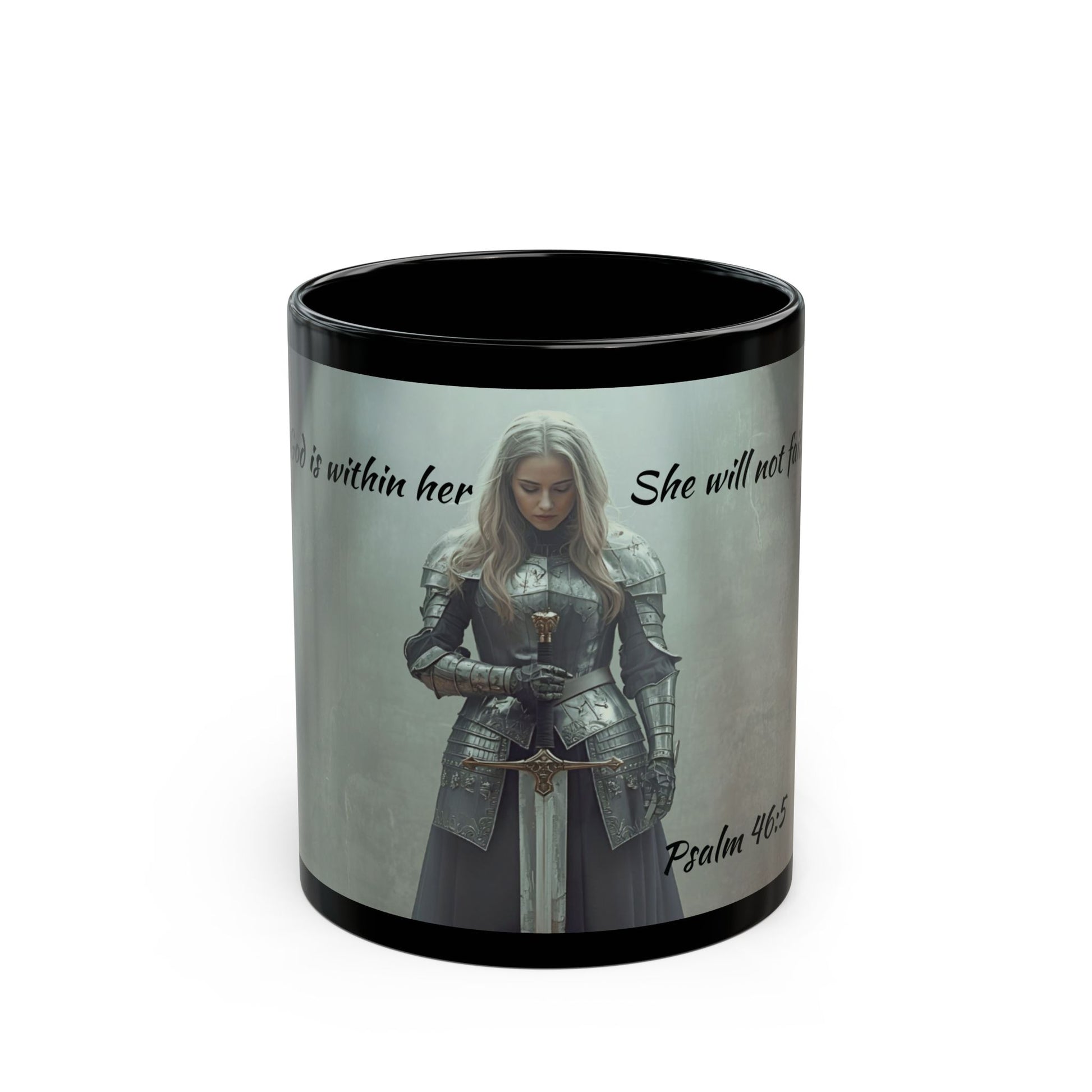 God is within her coffee mug - Looking for Grace