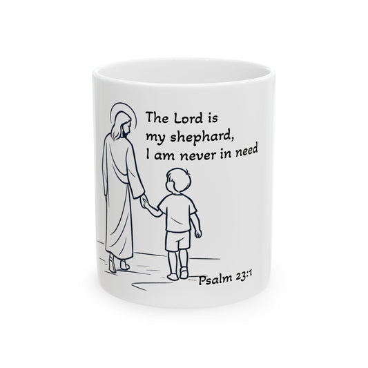 The Lord is My Shephard Ceramic mug - Looking for Grace