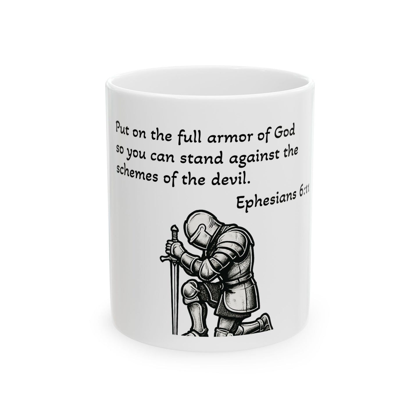Full  Armor of God Ceramic Mug - Looking for Grace