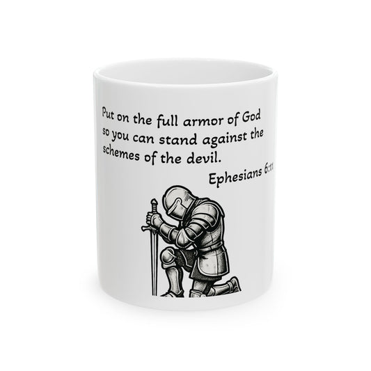 Full  Armor of God Ceramic Mug - Looking for Grace
